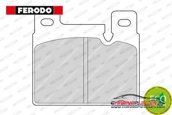 Achat de FERODO FDB458 Kit de plaquettes de frein, frein à disque pas chères