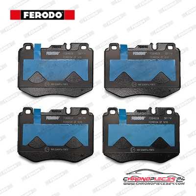 Achat de FERODO FDB4608 Kit de plaquettes de frein, frein à disque pas chères