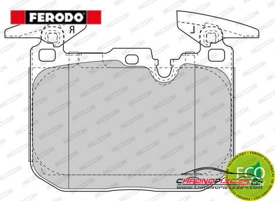 Achat de FERODO FDB4611 Kit de plaquettes de frein, frein à disque pas chères