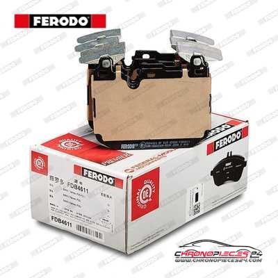 Achat de FERODO FDB4611 Kit de plaquettes de frein, frein à disque pas chères