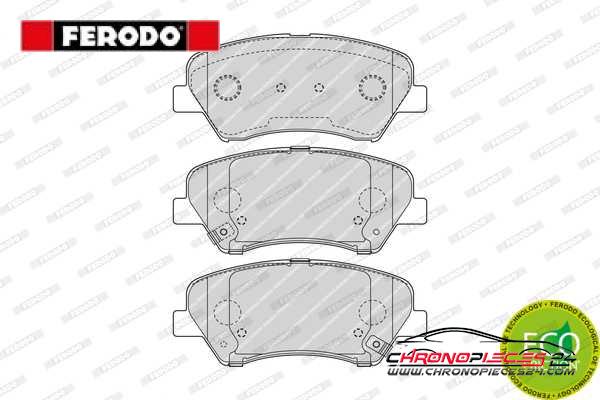 Achat de FERODO FDB4613 Kit de plaquettes de frein, frein à disque pas chères