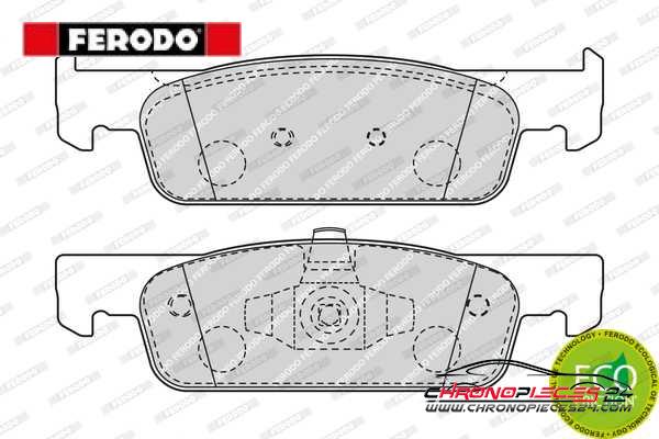 Achat de FERODO FDB4615 Kit de plaquettes de frein, frein à disque pas chères