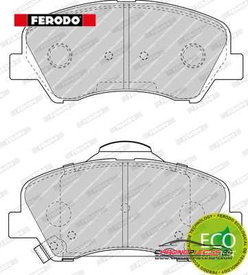 Achat de FERODO FDB4623 Kit de plaquettes de frein, frein à disque pas chères