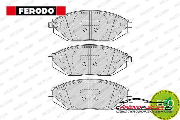 Achat de FERODO FDB4669 Kit de plaquettes de frein, frein à disque pas chères