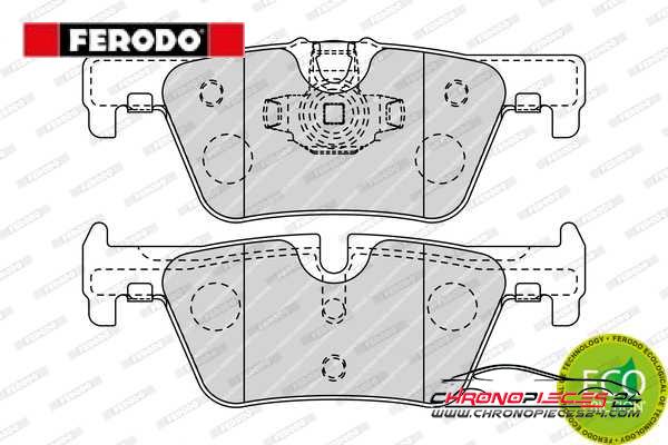 Achat de FERODO FDB4670 Kit de plaquettes de frein, frein à disque pas chères