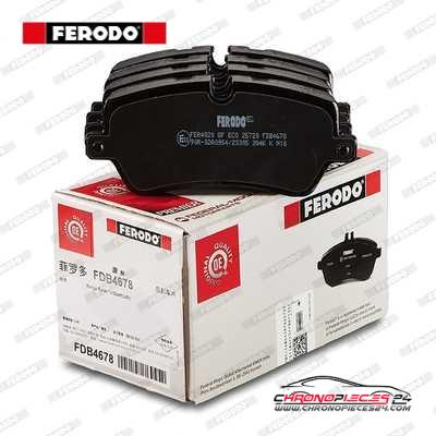 Achat de FERODO FDB4678 Kit de plaquettes de frein, frein à disque pas chères