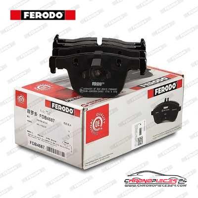 Achat de FERODO FDB4687 Kit de plaquettes de frein, frein à disque pas chères