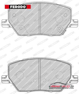 Achat de FERODO FDB4688 Kit de plaquettes de frein, frein à disque pas chères