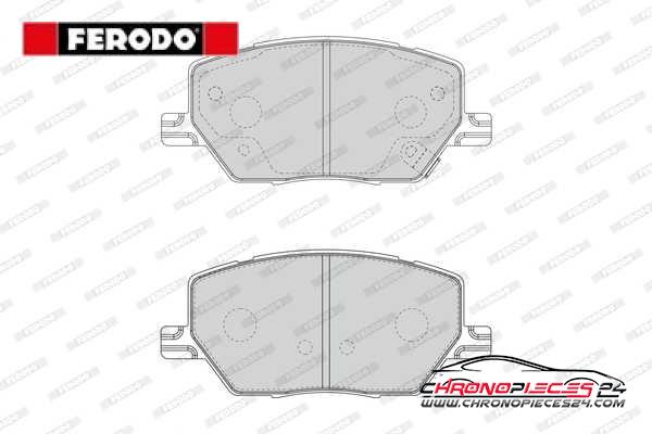 Achat de FERODO FDB4688 Kit de plaquettes de frein, frein à disque pas chères