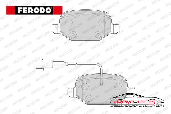 Achat de FERODO FDB4692 Kit de plaquettes de frein, frein à disque pas chères