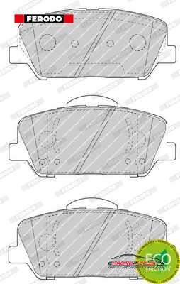 Achat de FERODO FDB4703 Kit de plaquettes de frein, frein à disque pas chères