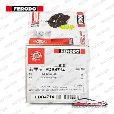 Achat de FERODO FDB4714 Kit de plaquettes de frein, frein à disque pas chères