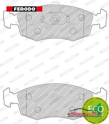 Achat de FERODO FDB4735 Kit de plaquettes de frein, frein à disque pas chères