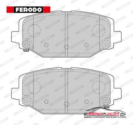 Achat de FERODO FDB4778 Kit de plaquettes de frein, frein à disque pas chères