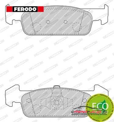 Achat de FERODO FDB4822 Kit de plaquettes de frein, frein à disque pas chères