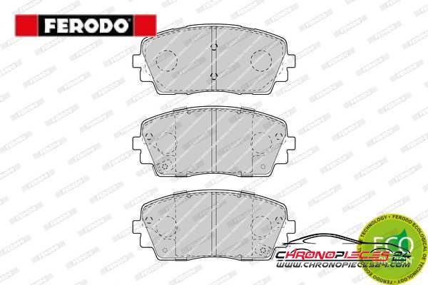 Achat de FERODO FDB4825 Kit de plaquettes de frein, frein à disque pas chères