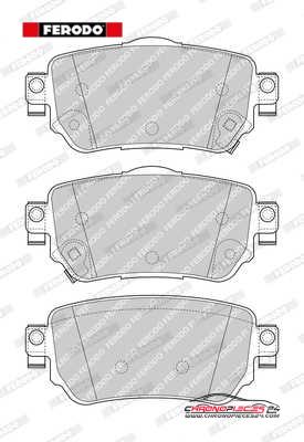 Achat de FERODO FDB4842 Kit de plaquettes de frein, frein à disque pas chères