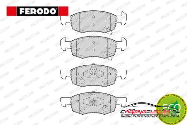 Achat de FERODO FDB4866 Kit de plaquettes de frein, frein à disque pas chères