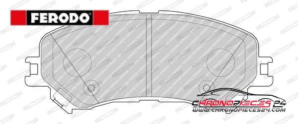 Achat de FERODO FDB4869 Kit de plaquettes de frein, frein à disque pas chères