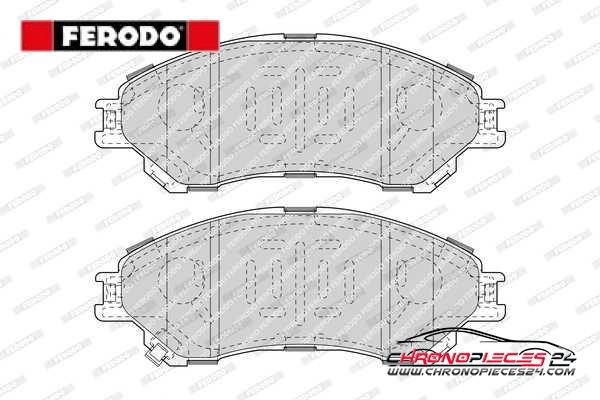 Achat de FERODO FDB4884 Kit de plaquettes de frein, frein à disque pas chères