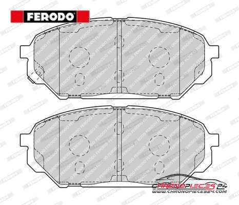 Achat de FERODO FDB4889 Kit de plaquettes de frein, frein à disque pas chères