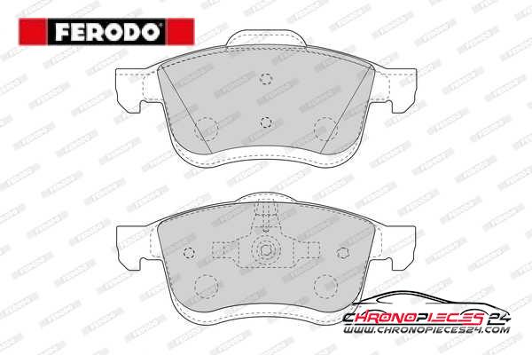 Achat de FERODO FDB4951 Kit de plaquettes de frein, frein à disque pas chères