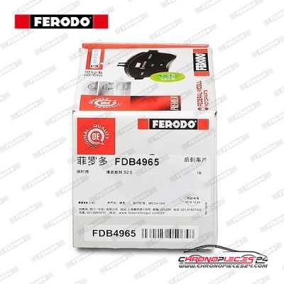 Achat de FERODO FDB4965 Kit de plaquettes de frein, frein à disque pas chères