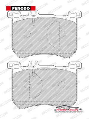 Achat de FERODO FDB5012 Kit de plaquettes de frein, frein à disque pas chères