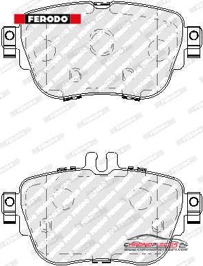 Achat de FERODO FDB5032 Kit de plaquettes de frein, frein à disque pas chères