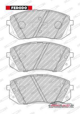 Achat de FERODO FDB5039 Kit de plaquettes de frein, frein à disque pas chères