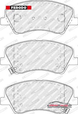 Achat de FERODO FDB5040 Kit de plaquettes de frein, frein à disque pas chères