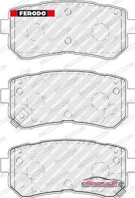 Achat de FERODO FDB5066 Kit de plaquettes de frein, frein à disque pas chères