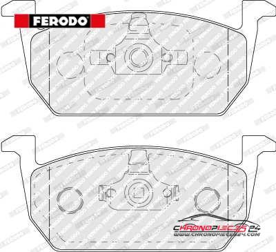 Achat de FERODO FDB5069 Kit de plaquettes de frein, frein à disque pas chères