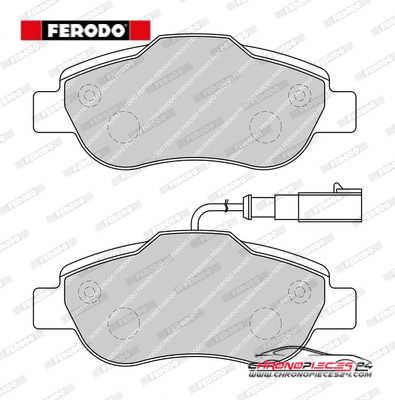 Achat de FERODO FDB5097 Kit de plaquettes de frein, frein à disque pas chères