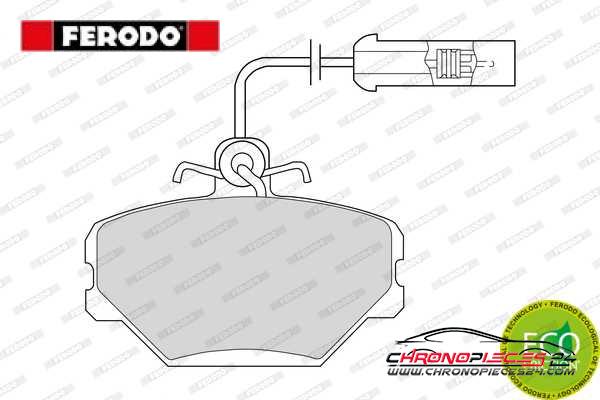 Achat de FERODO FDB524 Kit de plaquettes de frein, frein à disque pas chères