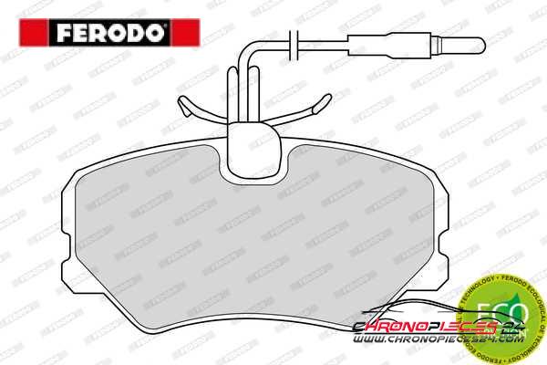 Achat de FERODO FDB540 Kit de plaquettes de frein, frein à disque pas chères