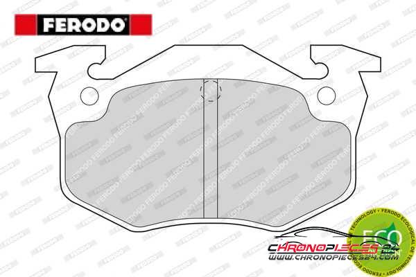 Achat de FERODO FDB558 Kit de plaquettes de frein, frein à disque pas chères