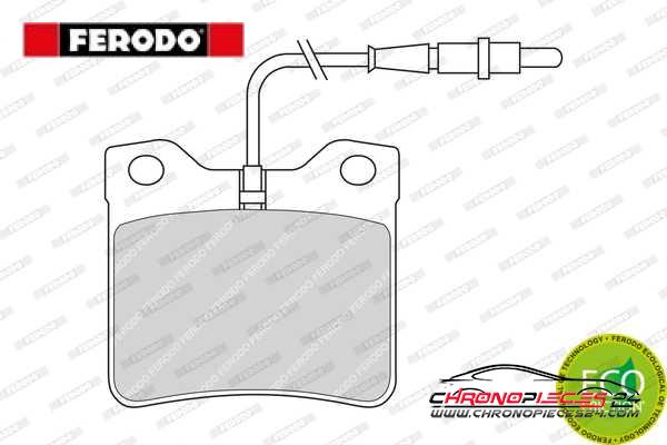 Achat de FERODO FDB619 Kit de plaquettes de frein, frein à disque pas chères