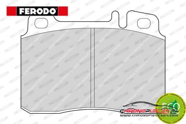 Achat de FERODO FDB646 Kit de plaquettes de frein, frein à disque pas chères