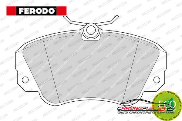 Achat de FERODO FDB686 Kit de plaquettes de frein, frein à disque pas chères