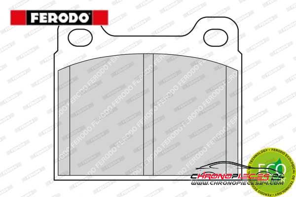 Achat de FERODO FDB704 Kit de plaquettes de frein, frein à disque pas chères