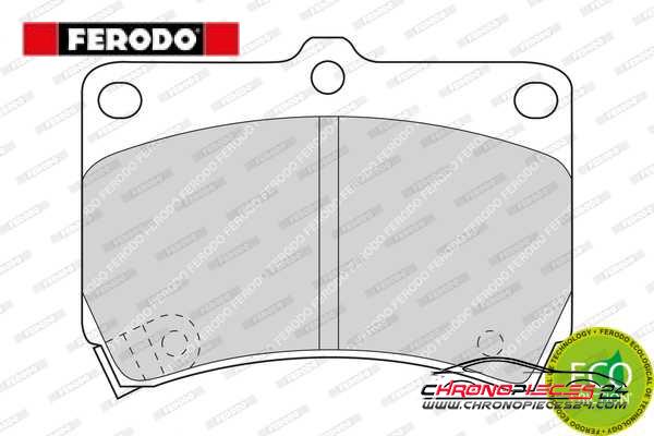 Achat de FERODO FDB715 Kit de plaquettes de frein, frein à disque pas chères