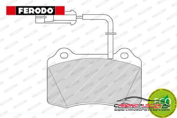 Achat de FERODO FDB721 Kit de plaquettes de frein, frein à disque pas chères