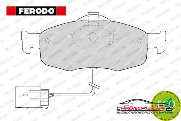 Achat de FERODO FDB766 Kit de plaquettes de frein, frein à disque pas chères