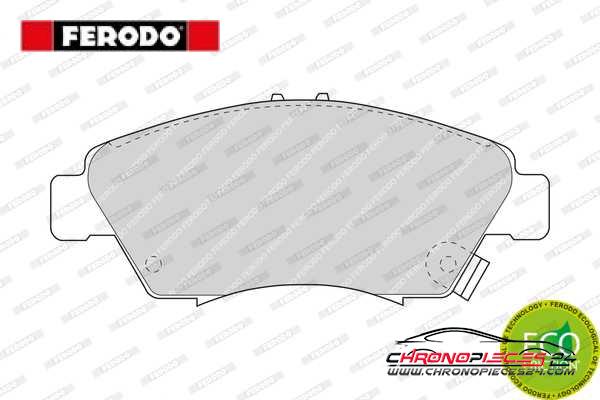 Achat de FERODO FDB776 Kit de plaquettes de frein, frein à disque pas chères