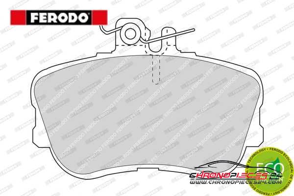 Achat de FERODO FDB854 Kit de plaquettes de frein, frein à disque pas chères