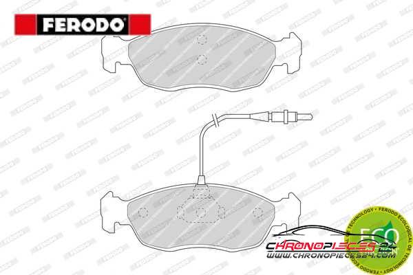 Achat de FERODO FDB876 Kit de plaquettes de frein, frein à disque pas chères