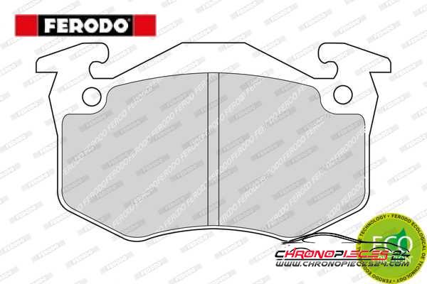 Achat de FERODO FDB881 Kit de plaquettes de frein, frein à disque pas chères