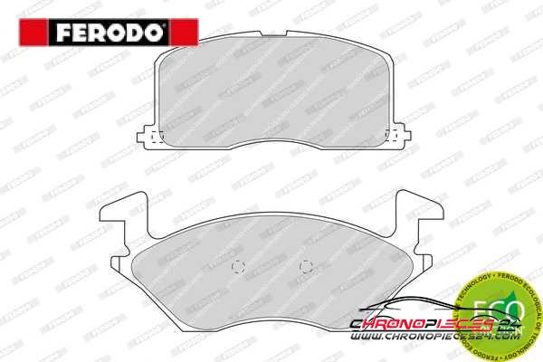 Achat de FERODO FDB943 Kit de plaquettes de frein, frein à disque pas chères