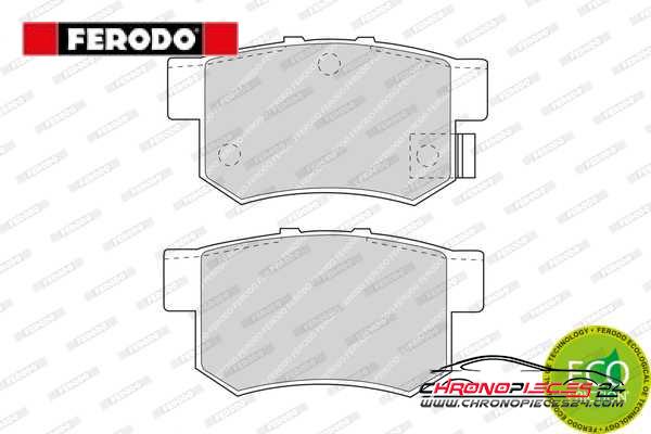 Achat de FERODO FDB956 Kit de plaquettes de frein, frein à disque pas chères